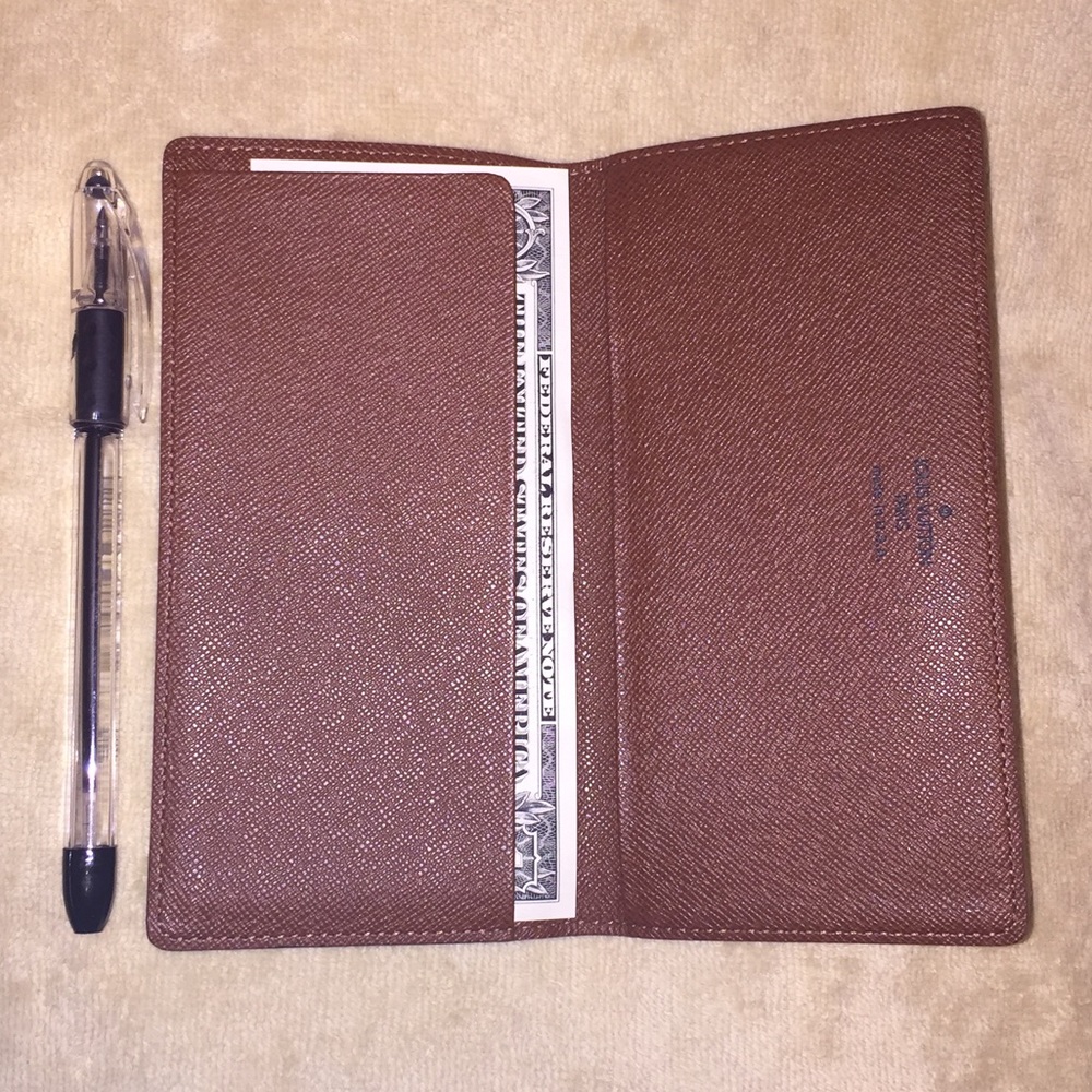 Louis Vuitton cheque book holder / iPhone case